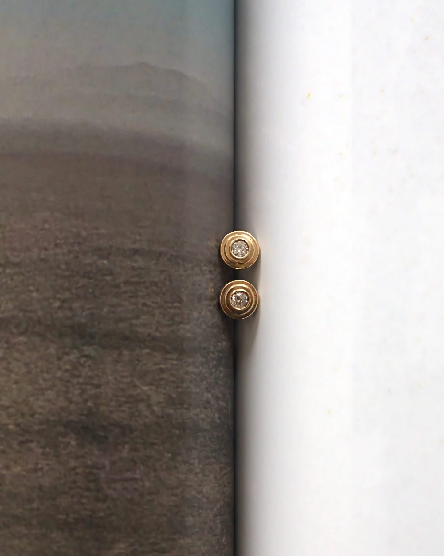 Double Bezel Diamond Studs