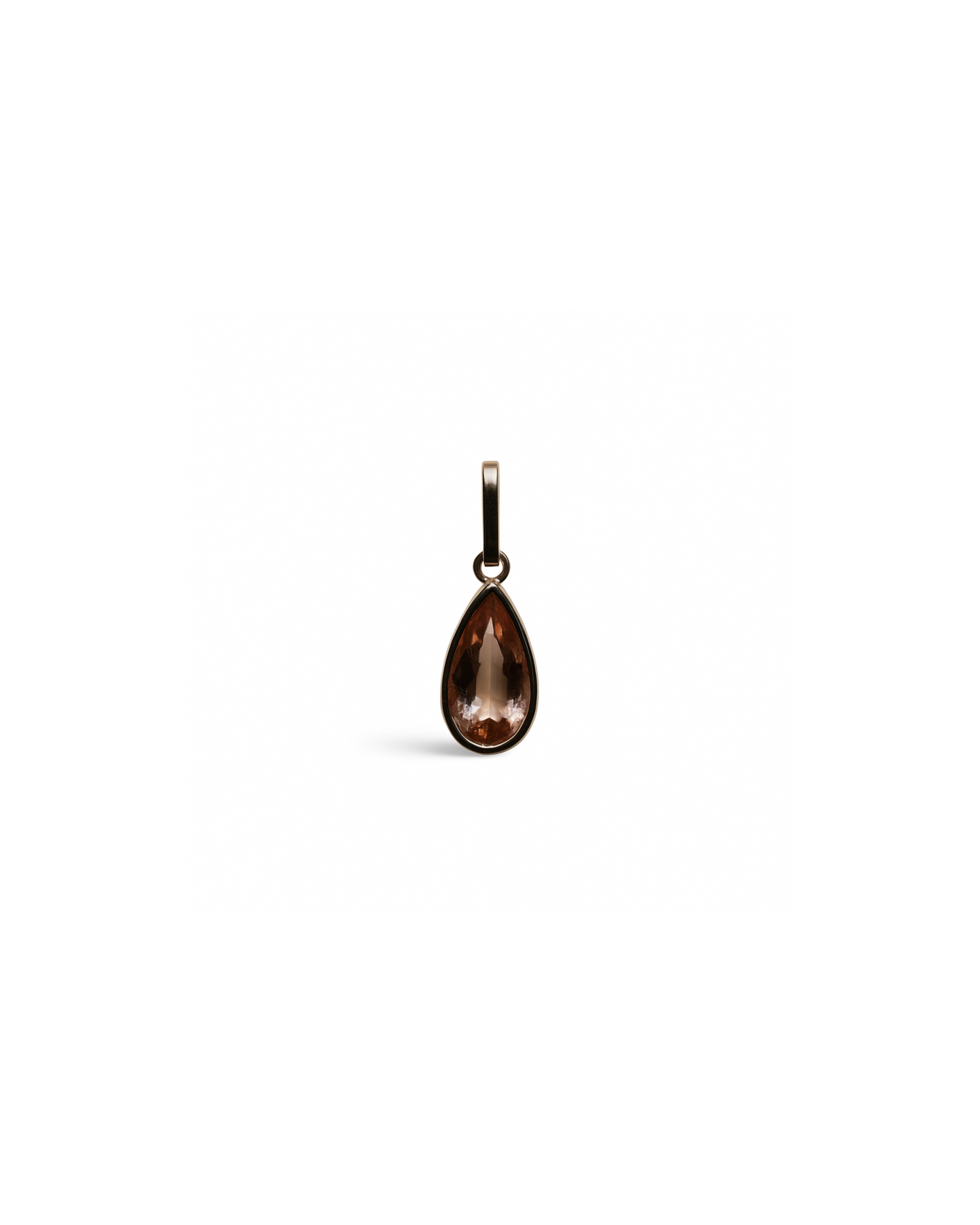 Morganite Bezel Pendant