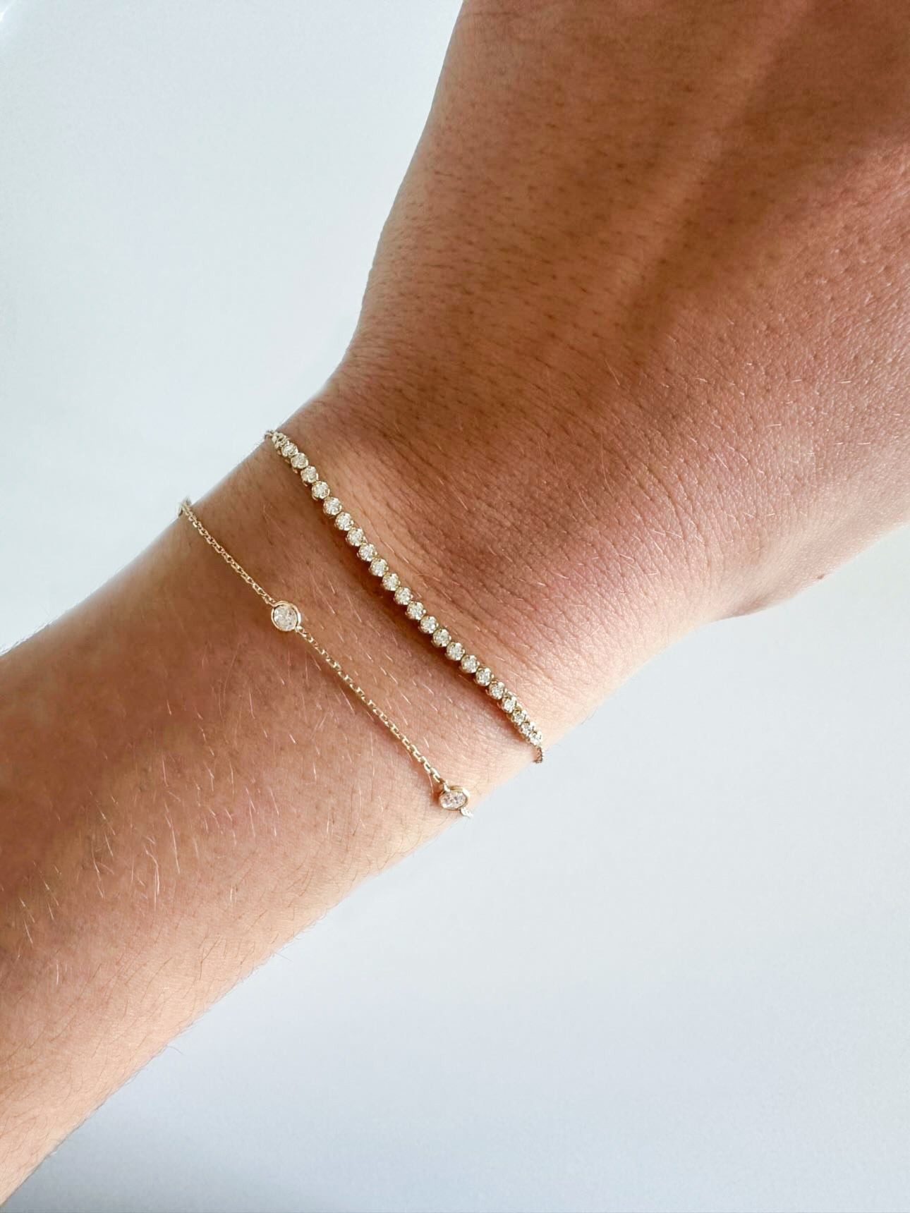 Mini Half Way Tennis Bracelet