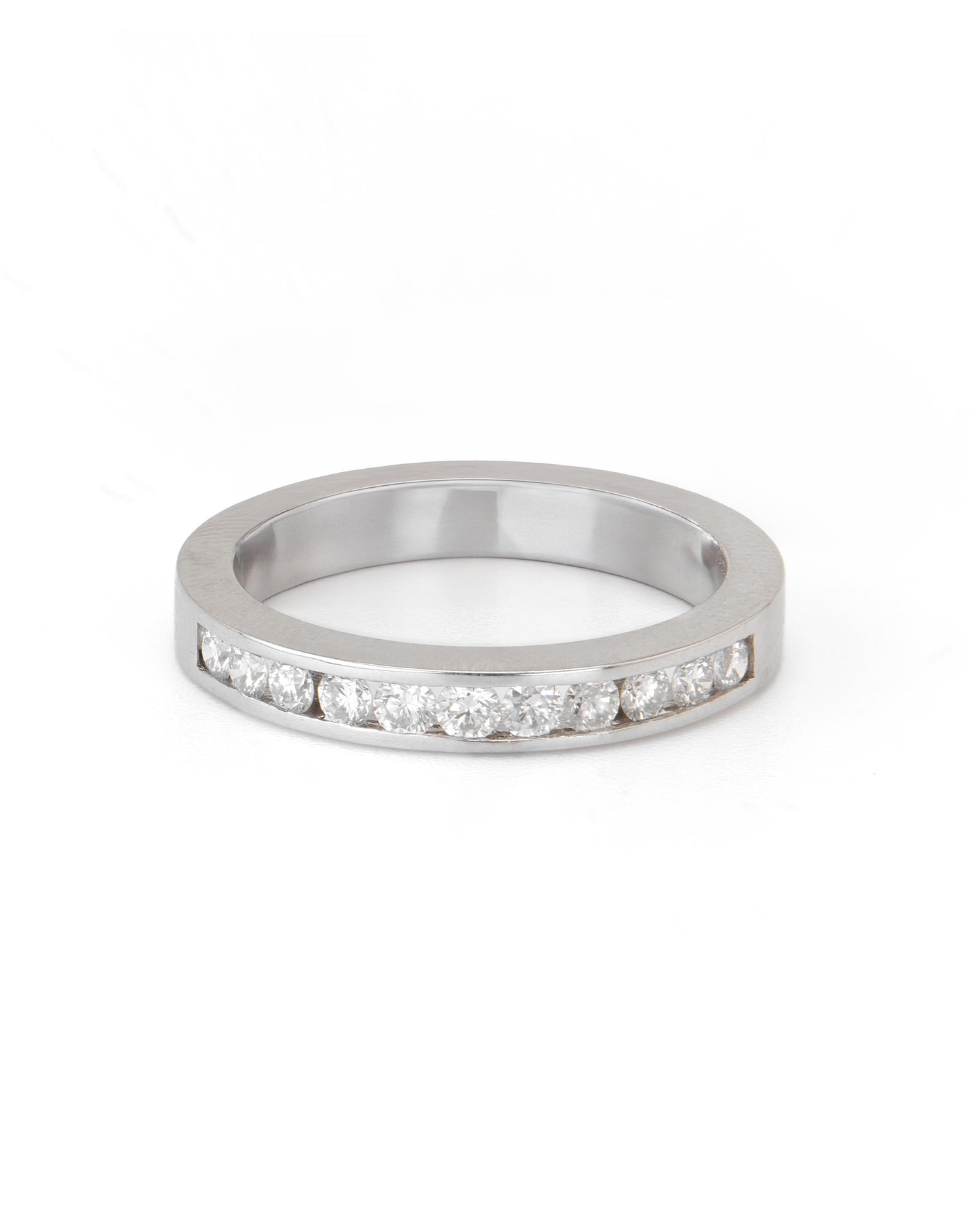 Channel Set Diamond Band