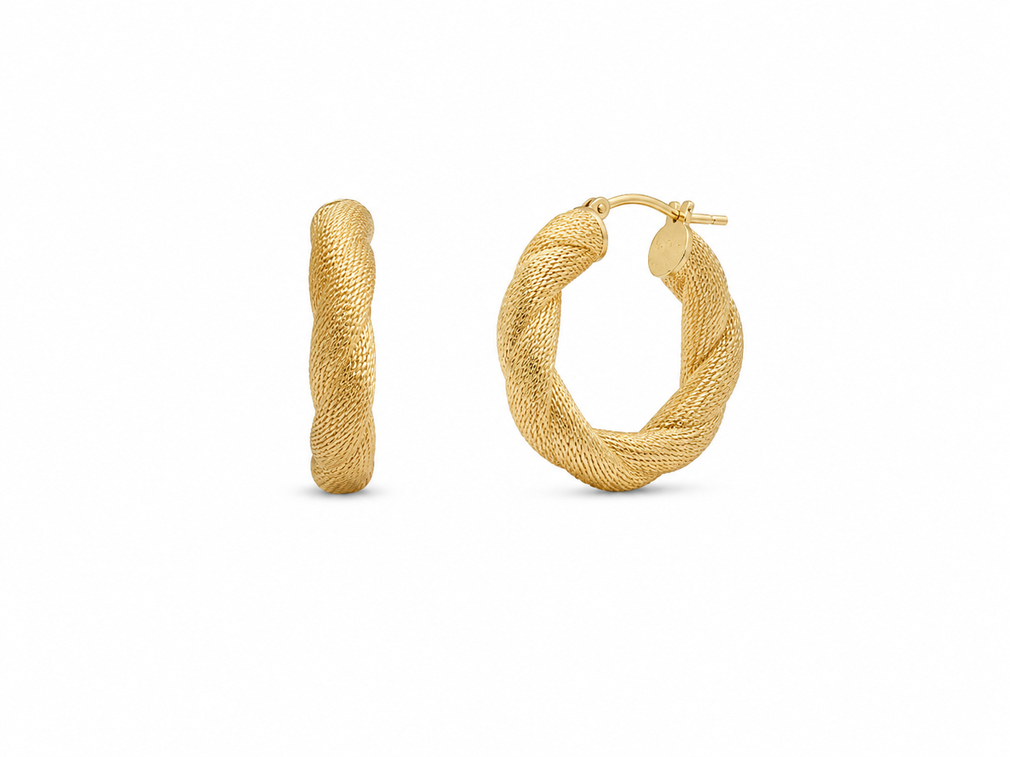 Vintage Twisted Hoops