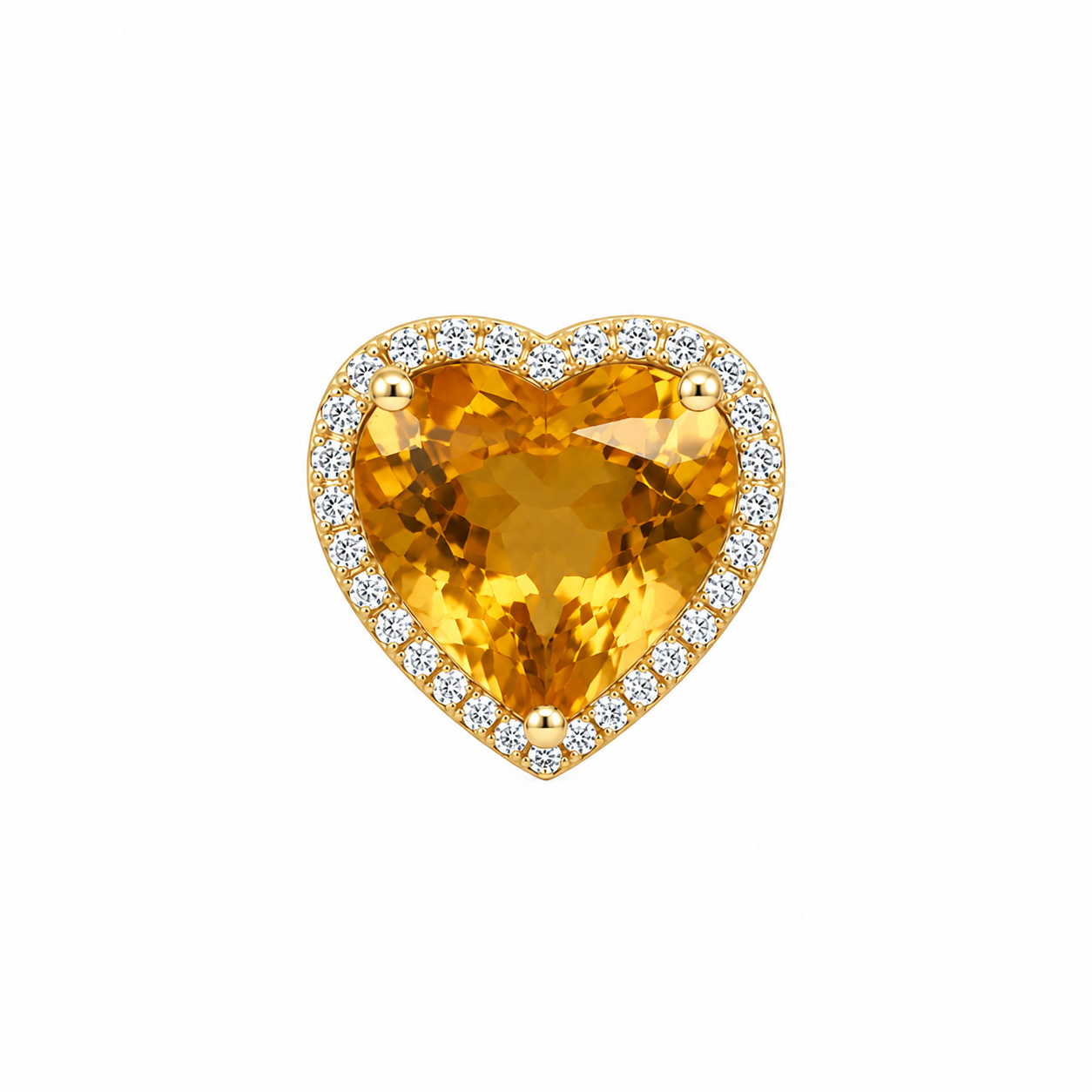 Prisma Citrine Slider Pendant