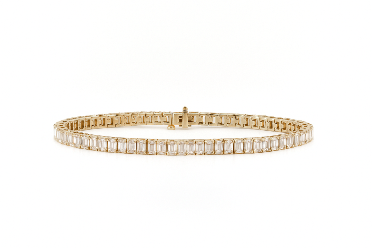 Emerald Cut Tennis Bracelet