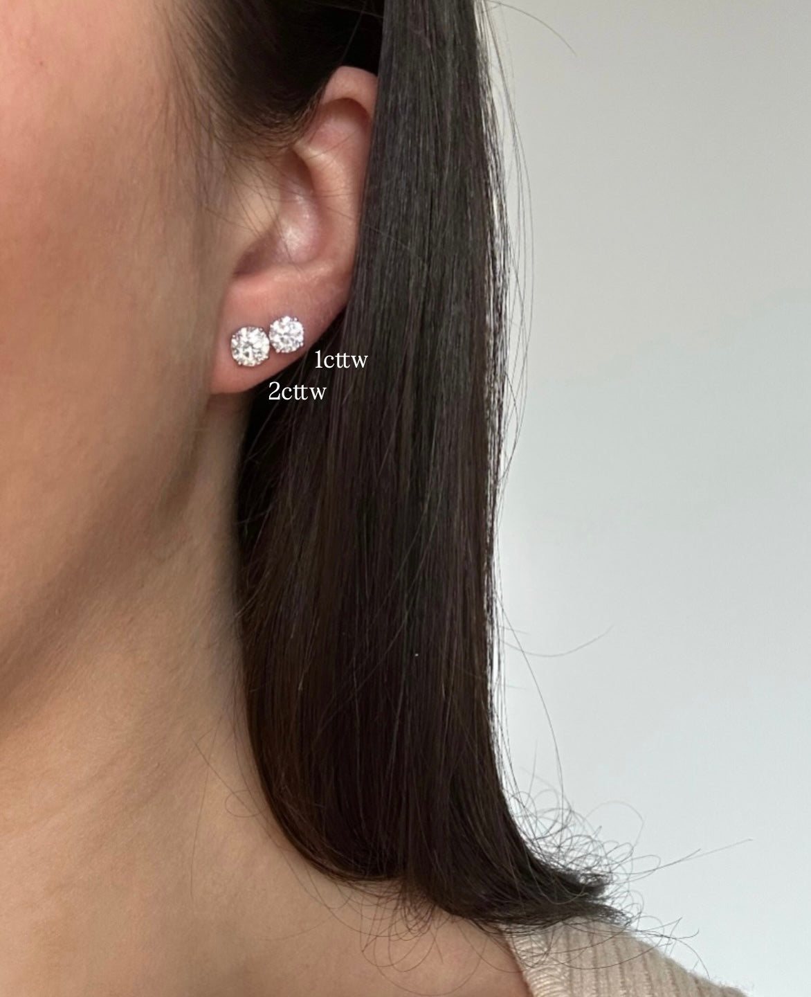 Classic Diamond Studs