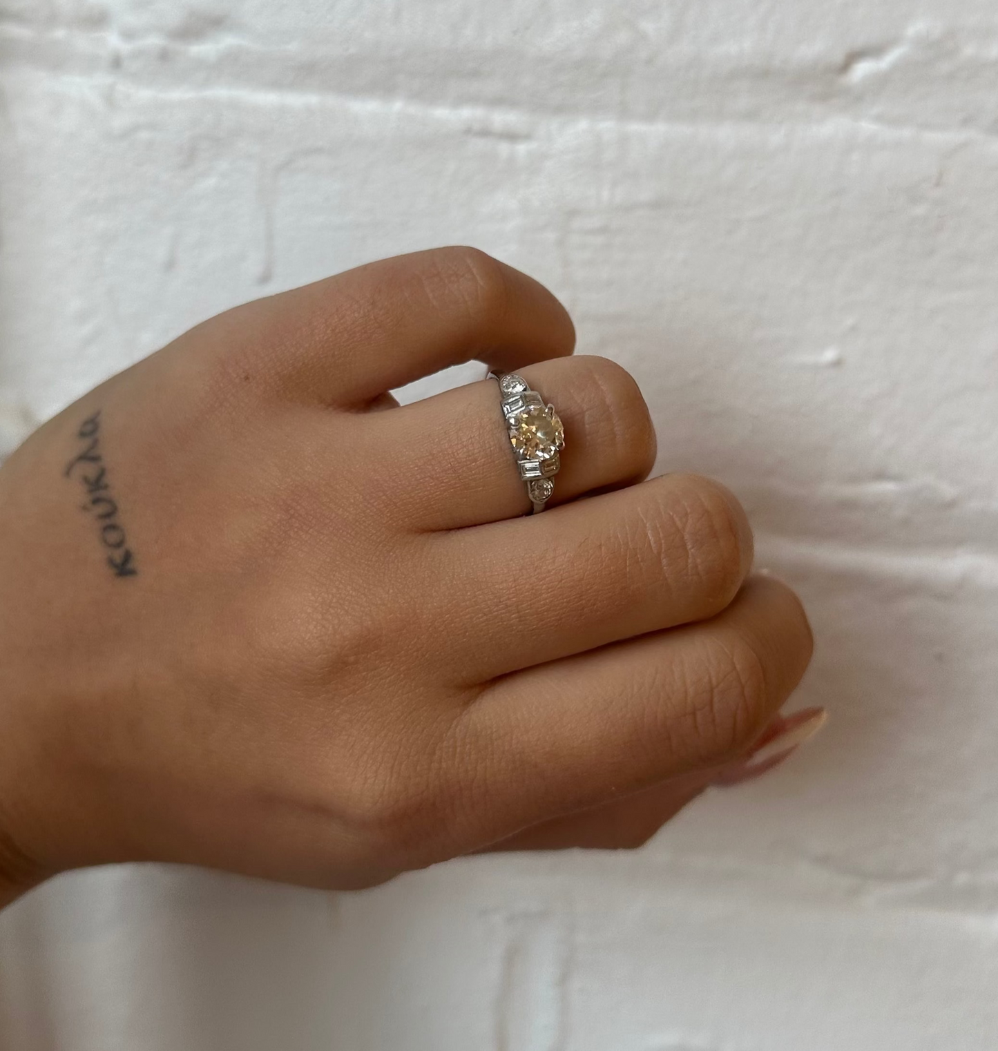 Vintage Birks Engagement Ring