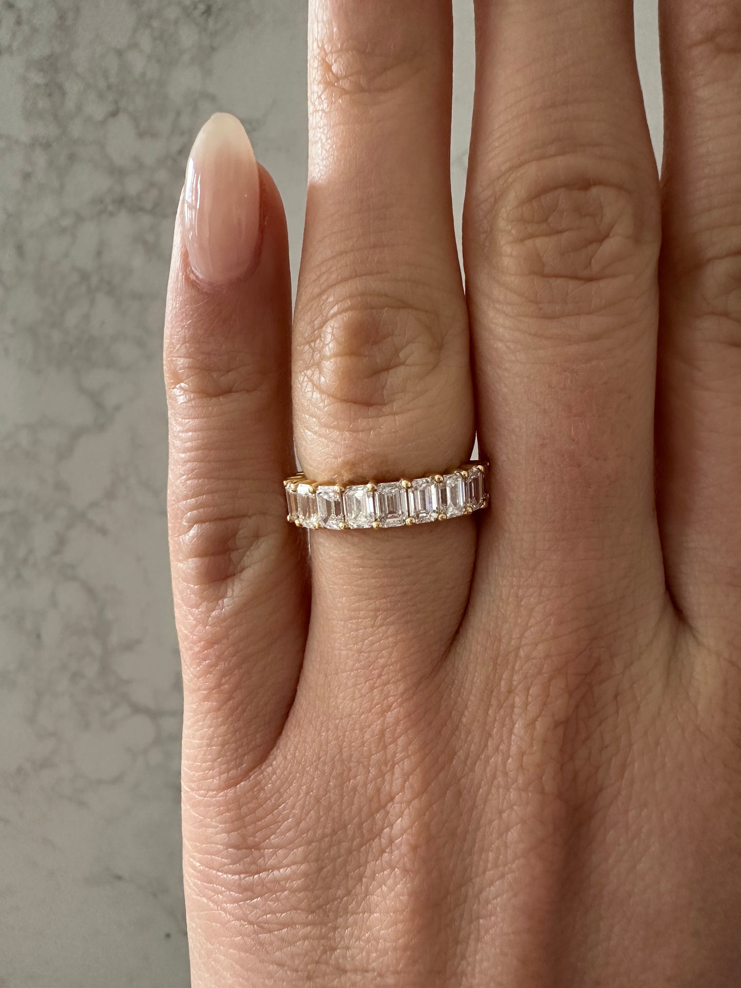 Emerald Diamond Band