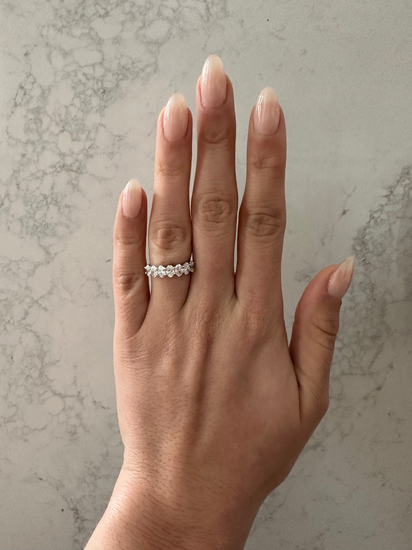 Oval Diamond Band