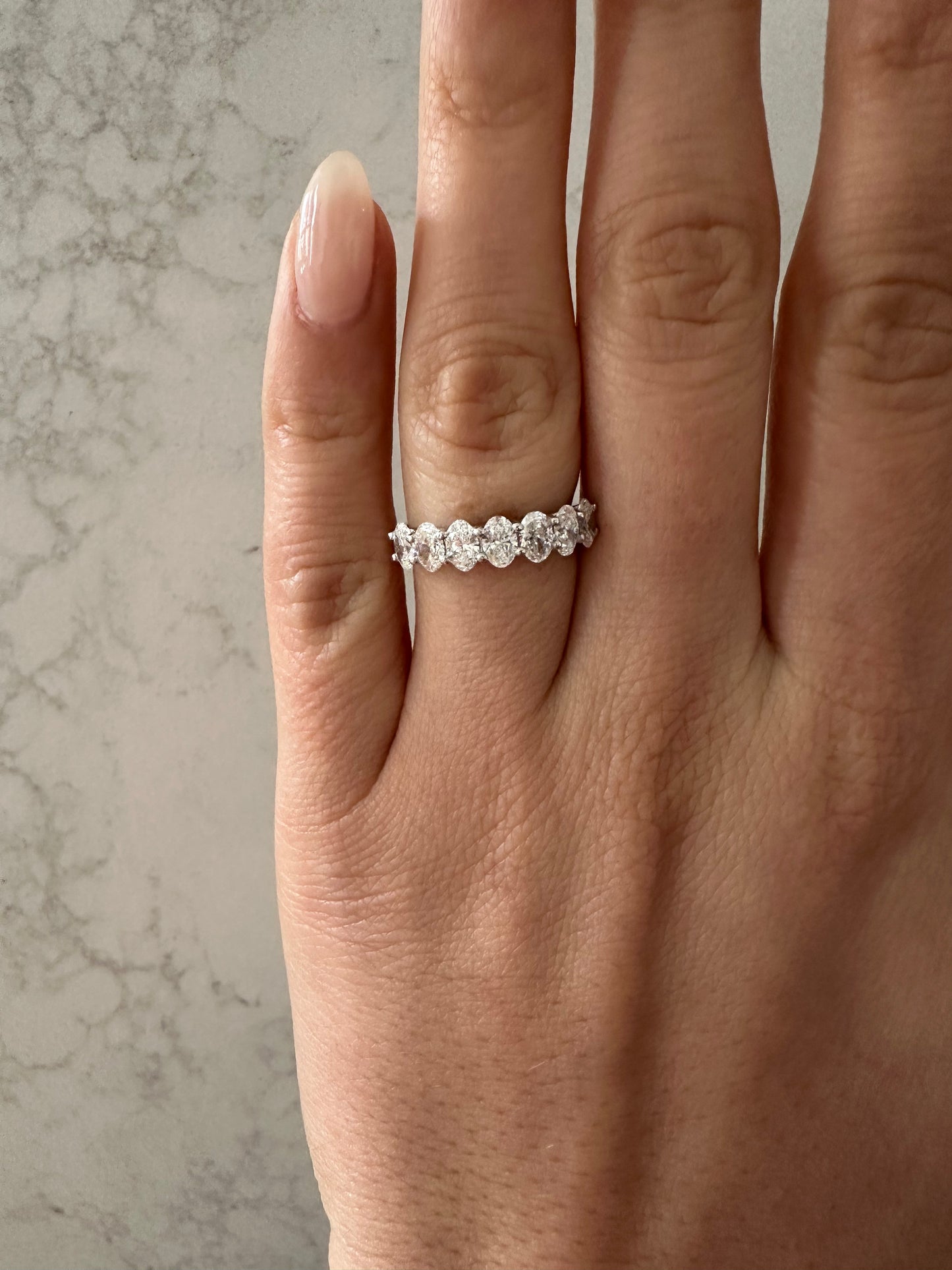Oval Diamond Band