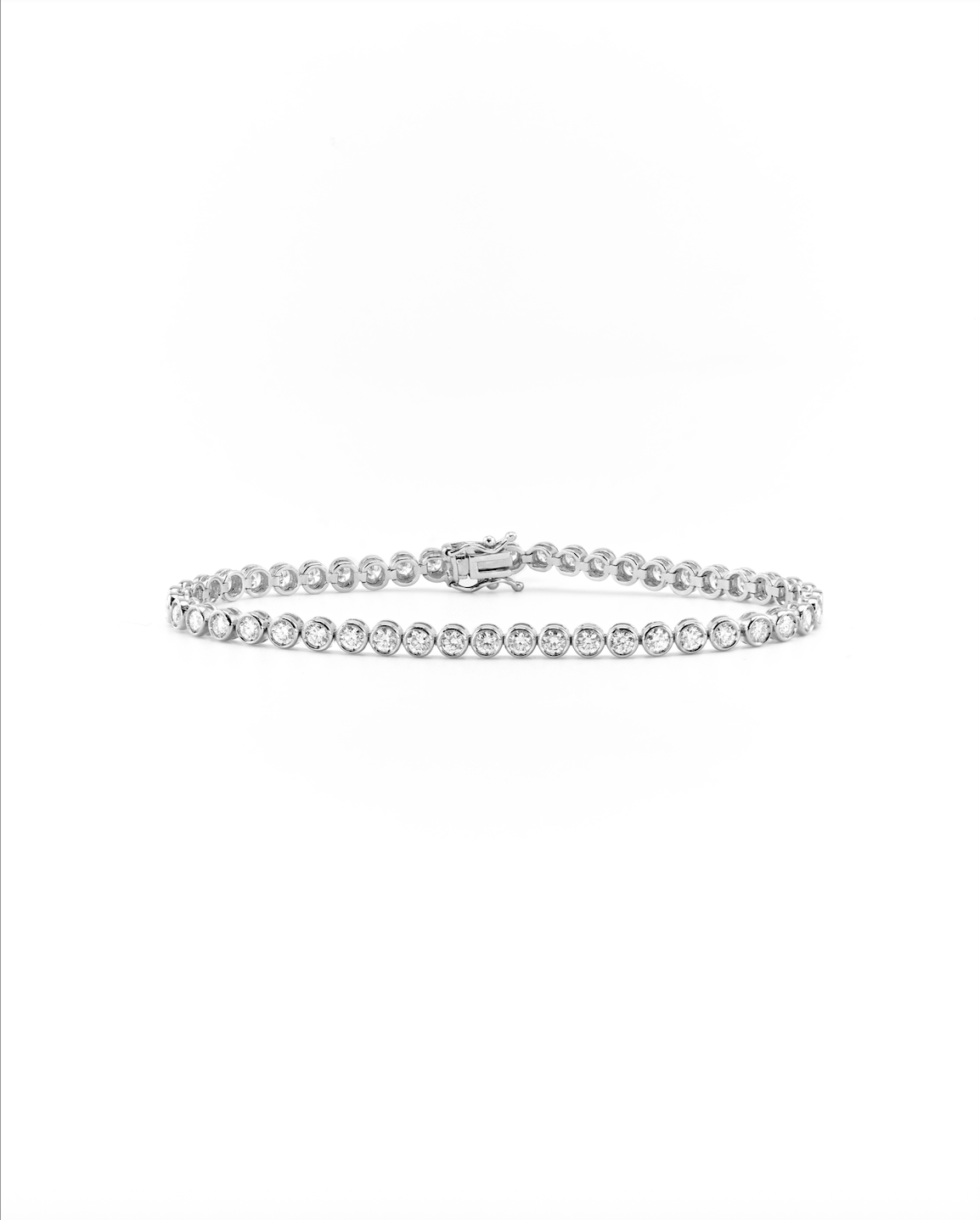 Bezel Tennis Bracelet