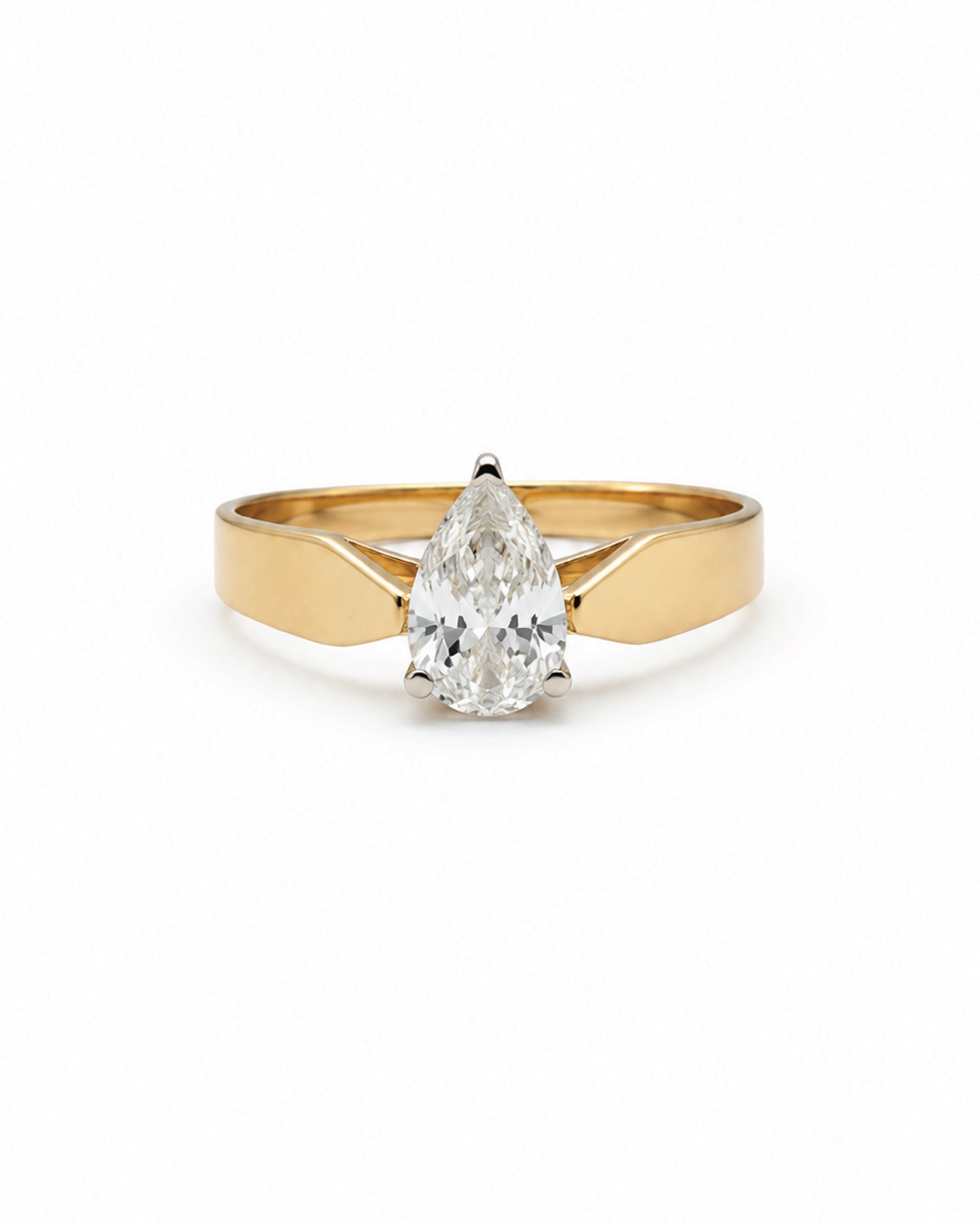 Vintage Pear Engagement Ring
