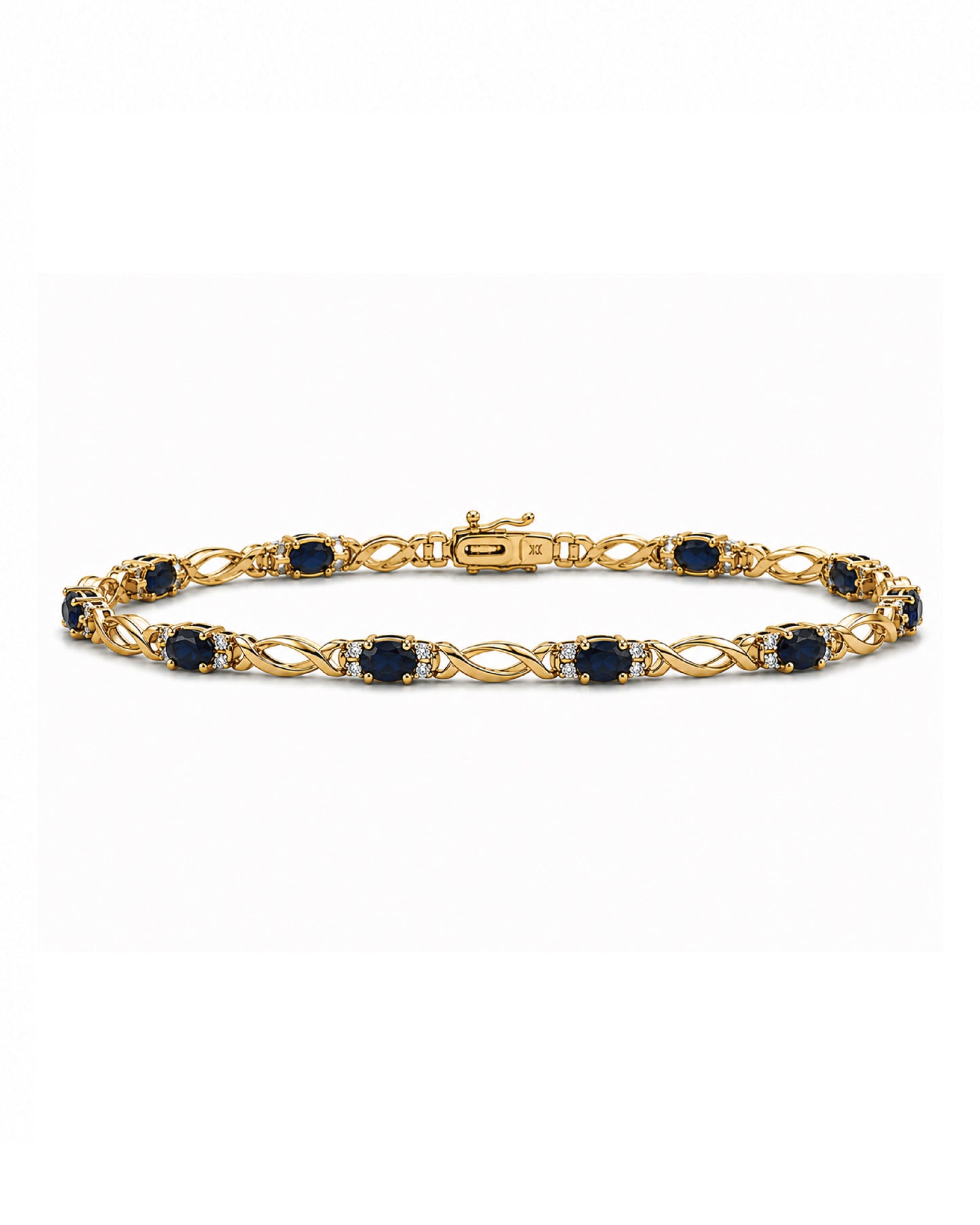 Vintage Sapphire and Diamond Bracelet