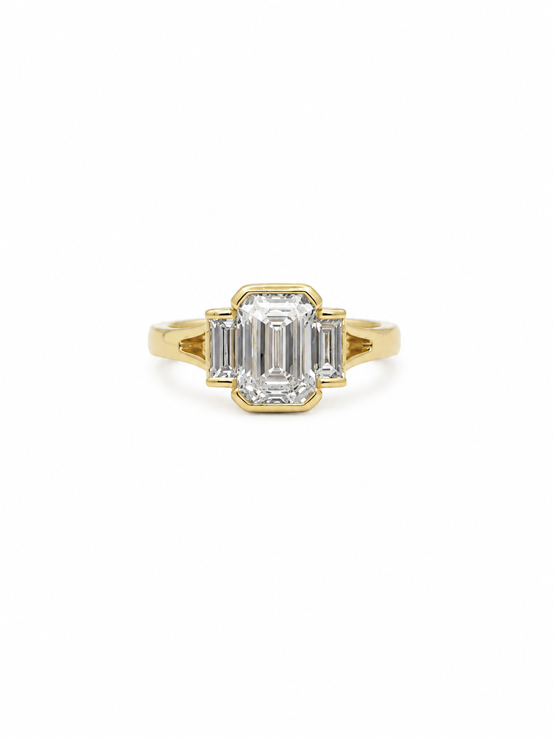 Three Stone Engagement Ring