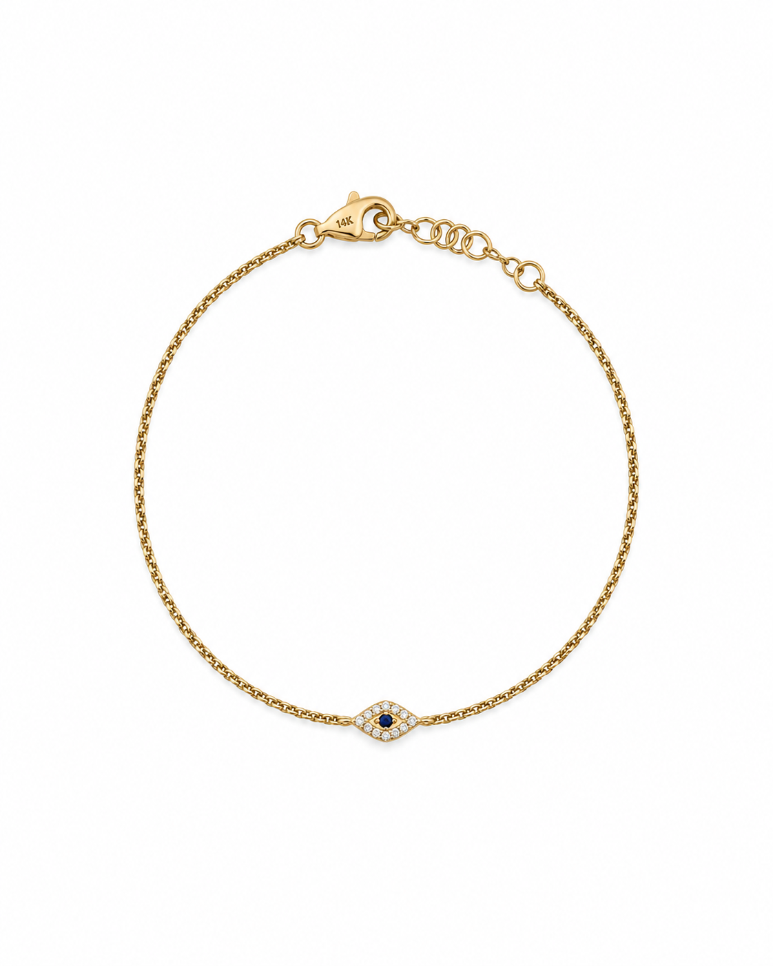 Diamond Evil Eye Bracelet