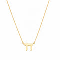 14k gold Chai necklace