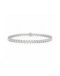 14k gold marquise diamond tennis bracelet