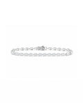 14k gold pear diamond tennis bracelet, lab-grown