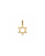 14k gold Star of David pendant