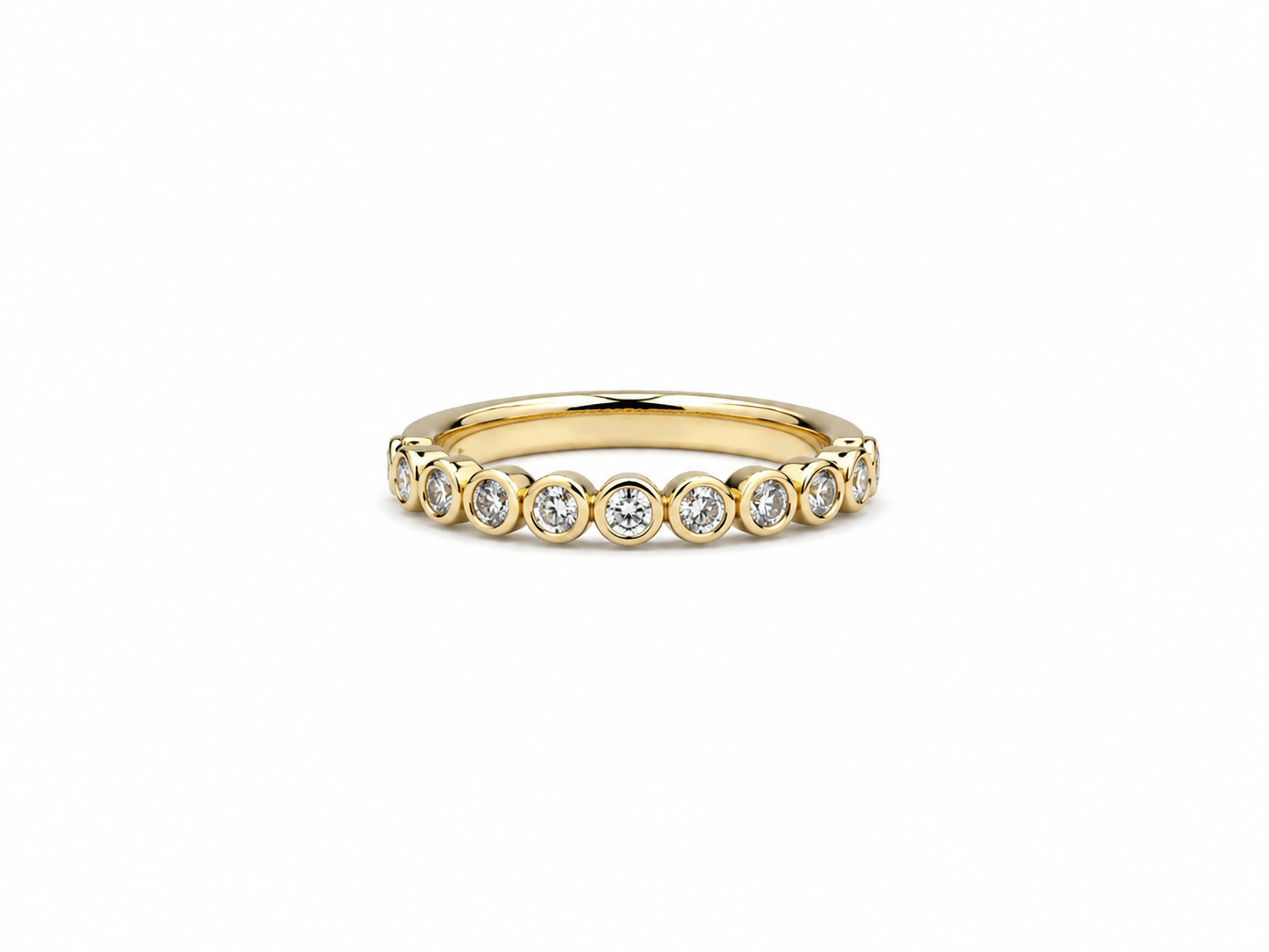 Mini Diamond Bezel Ring