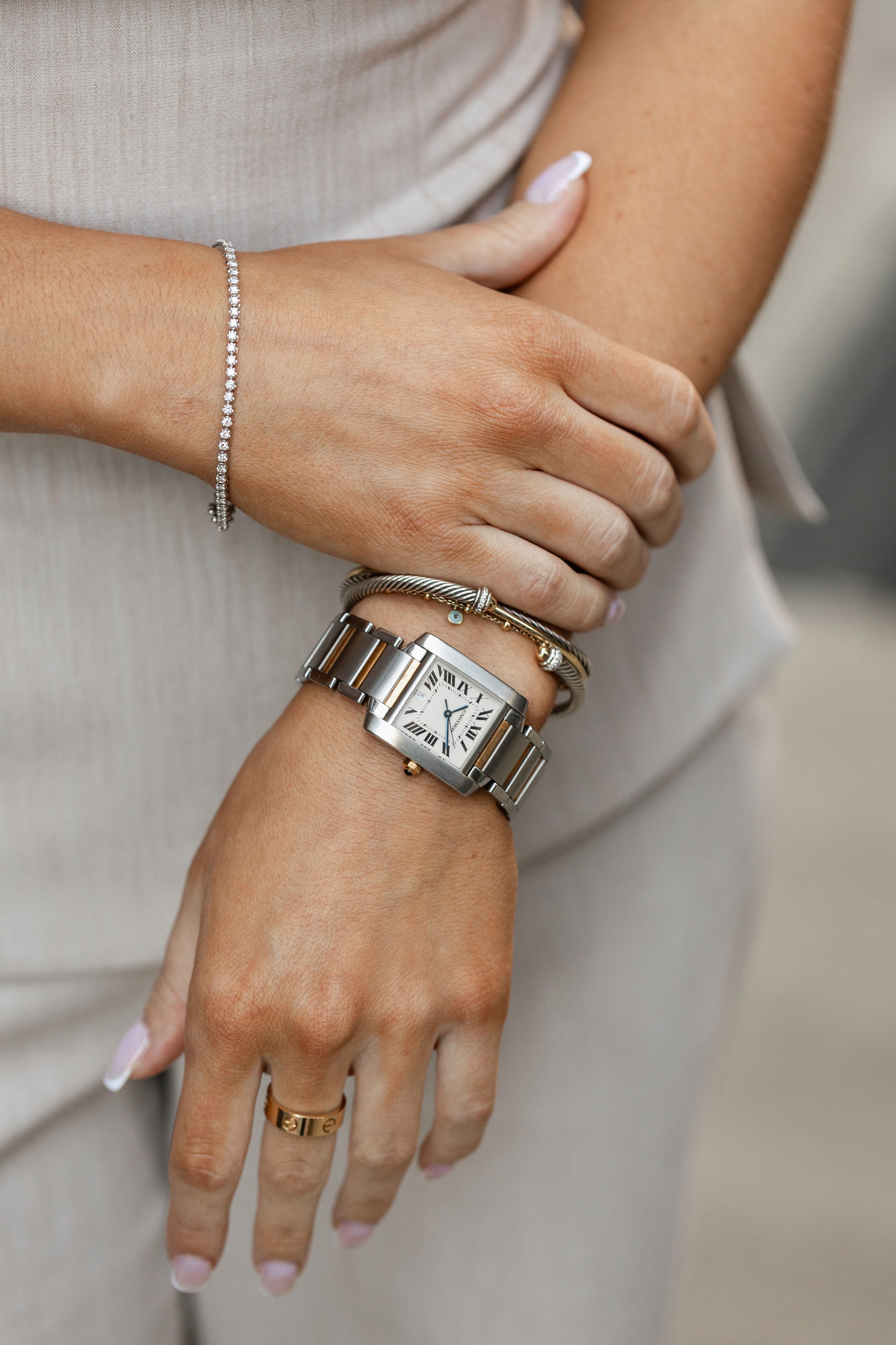 Cartier Two Tone Tank
