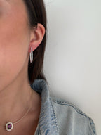 Lab Diamond Eternity Hoops