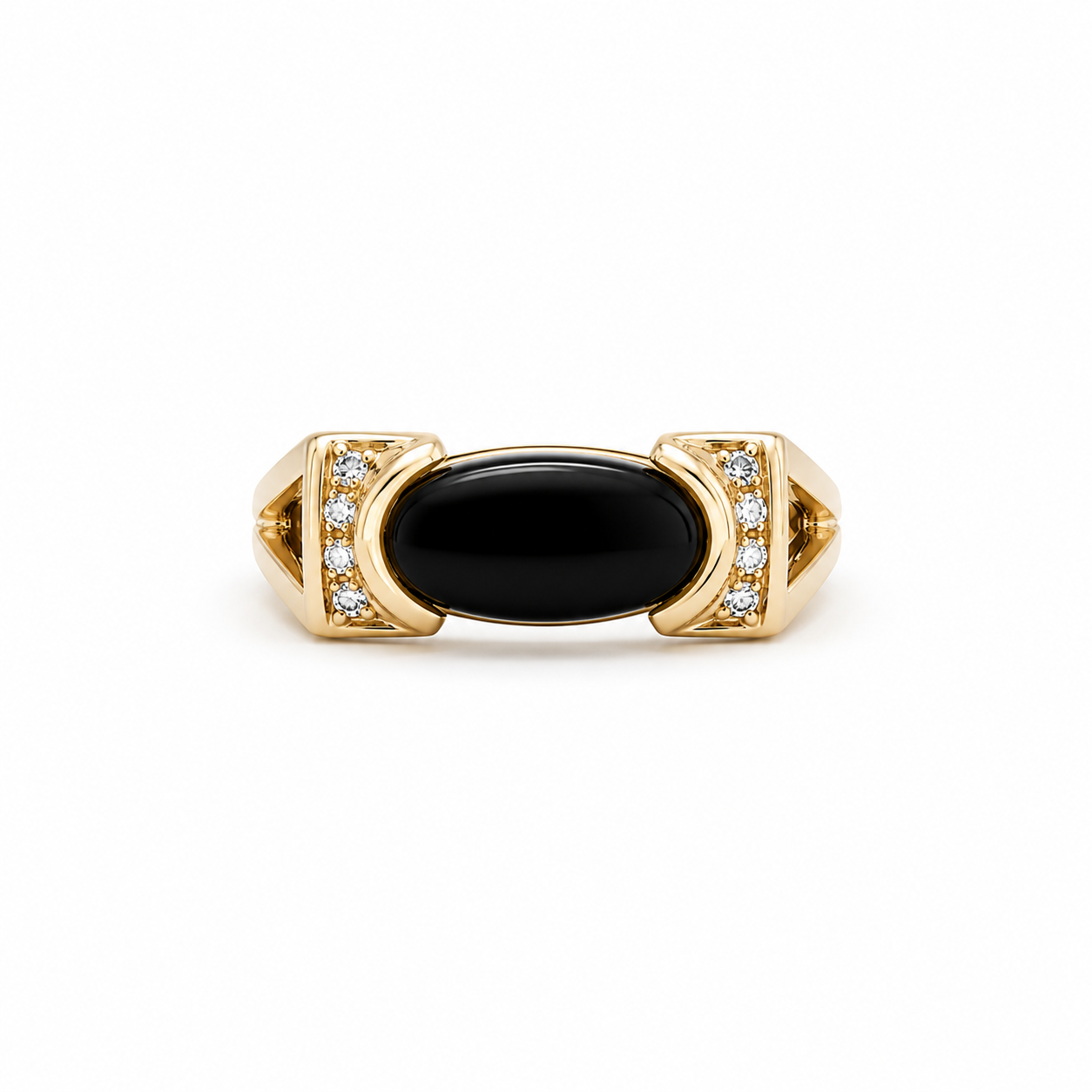 Vintage Black Onyx Ring