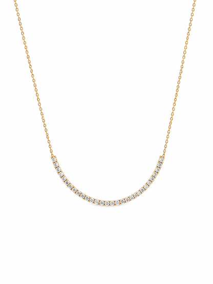 Quarter Tennis Necklace
