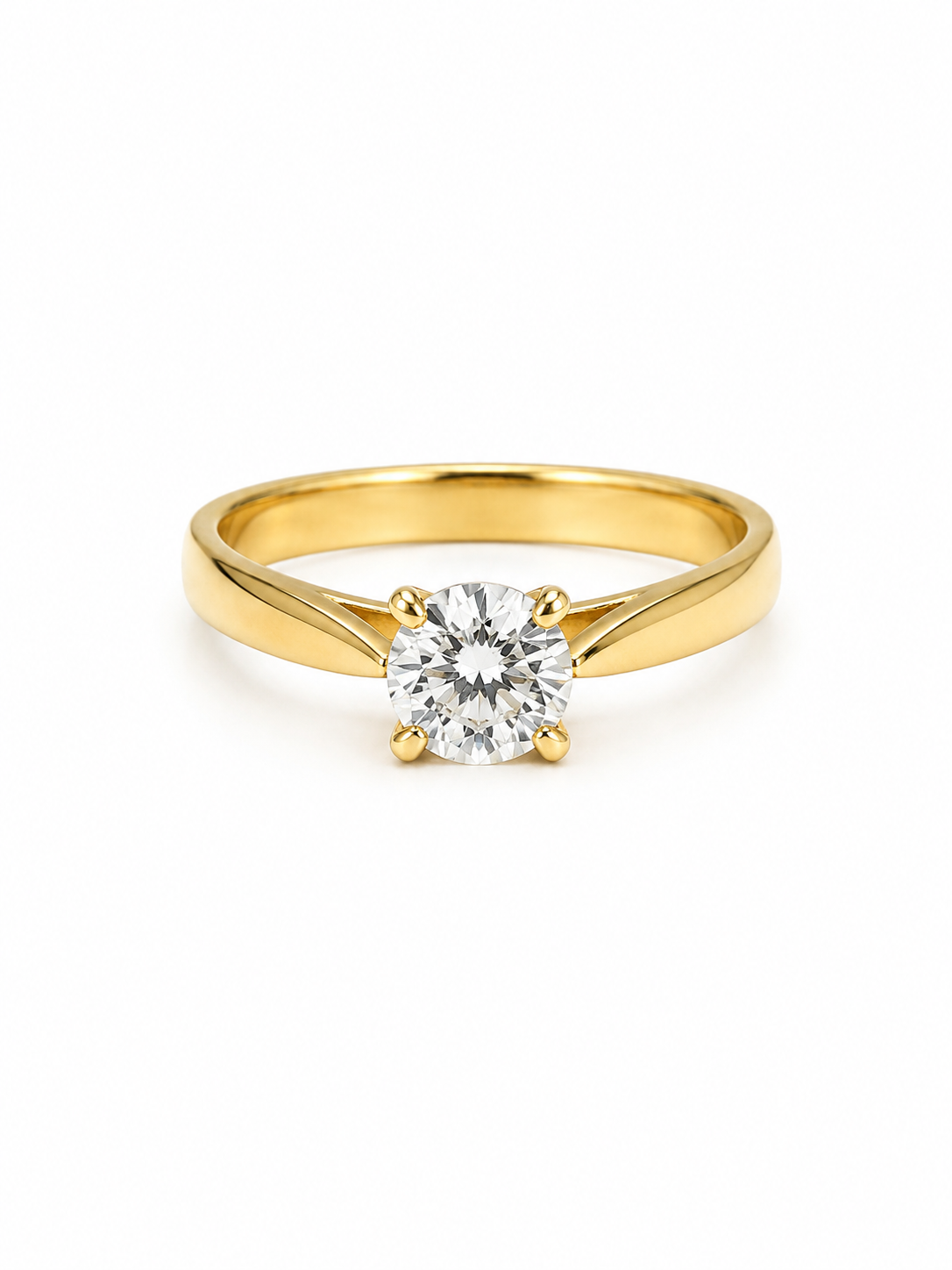 Vintage Tapered Engagement Ring