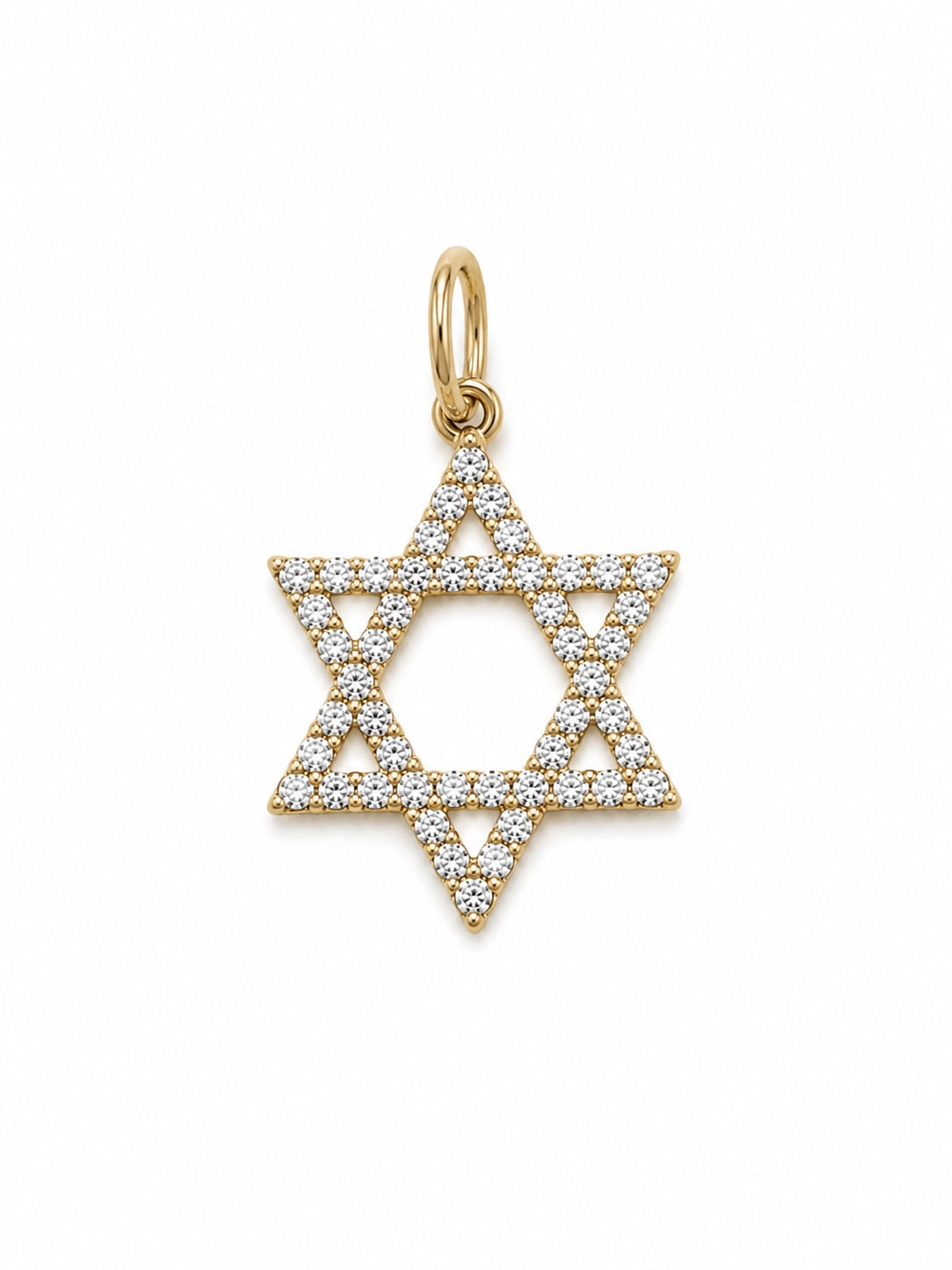 Large Pavé Diamond Star of David