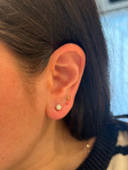 0.60ct Natural Diamond Studs in 14K Yellow Gold, alternate view 1