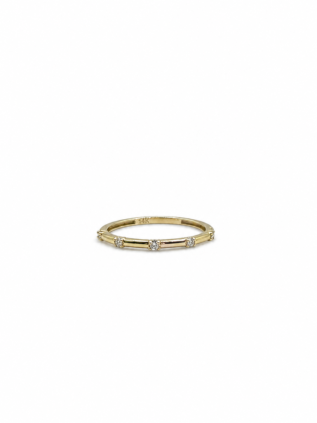 Spaced Diamond Ring