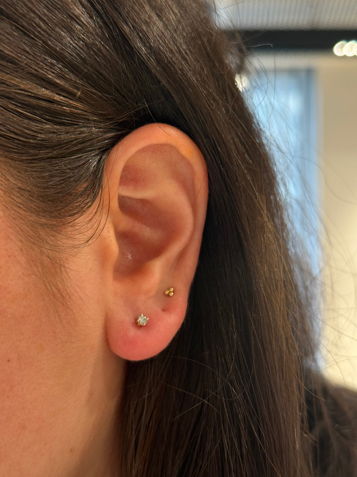 0.20ct Natural Diamond Studs, alternate view 1