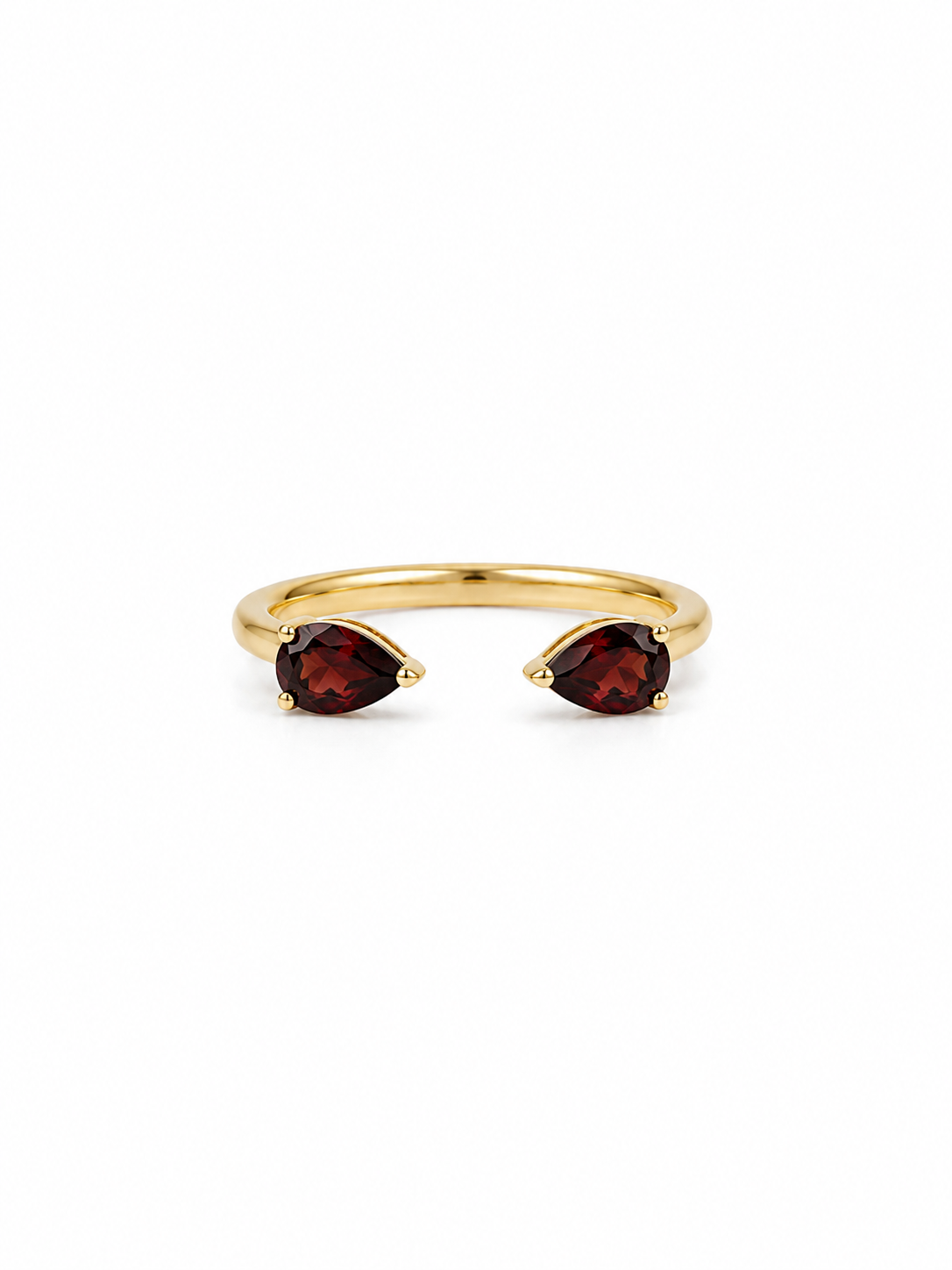Garnet Claw Ring