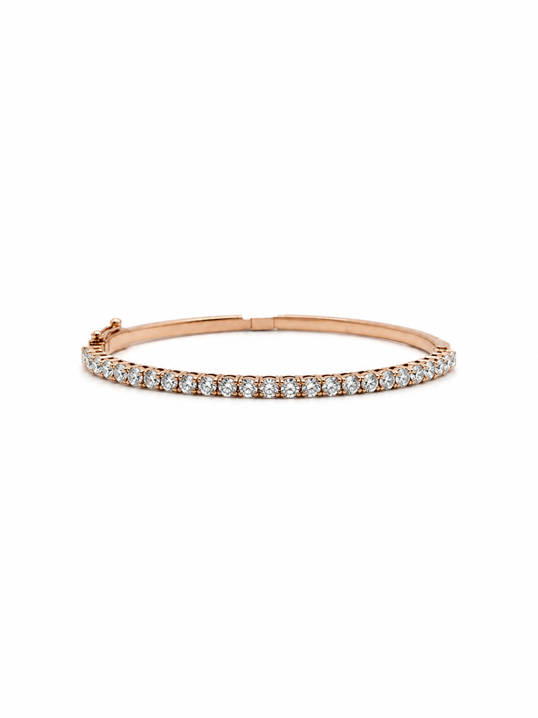 Rose Gold Diamond Bangle
