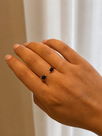 Garnet Claw Ring