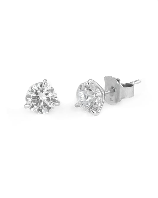 Martini Setting Diamond Studs