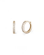 Channel Set Diamond Huggies