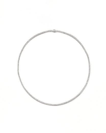 Classic Diamond Tennis Necklace