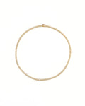 Bezel Diamonds Tennis Necklace