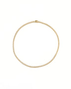 Bezel Diamonds Tennis Necklace