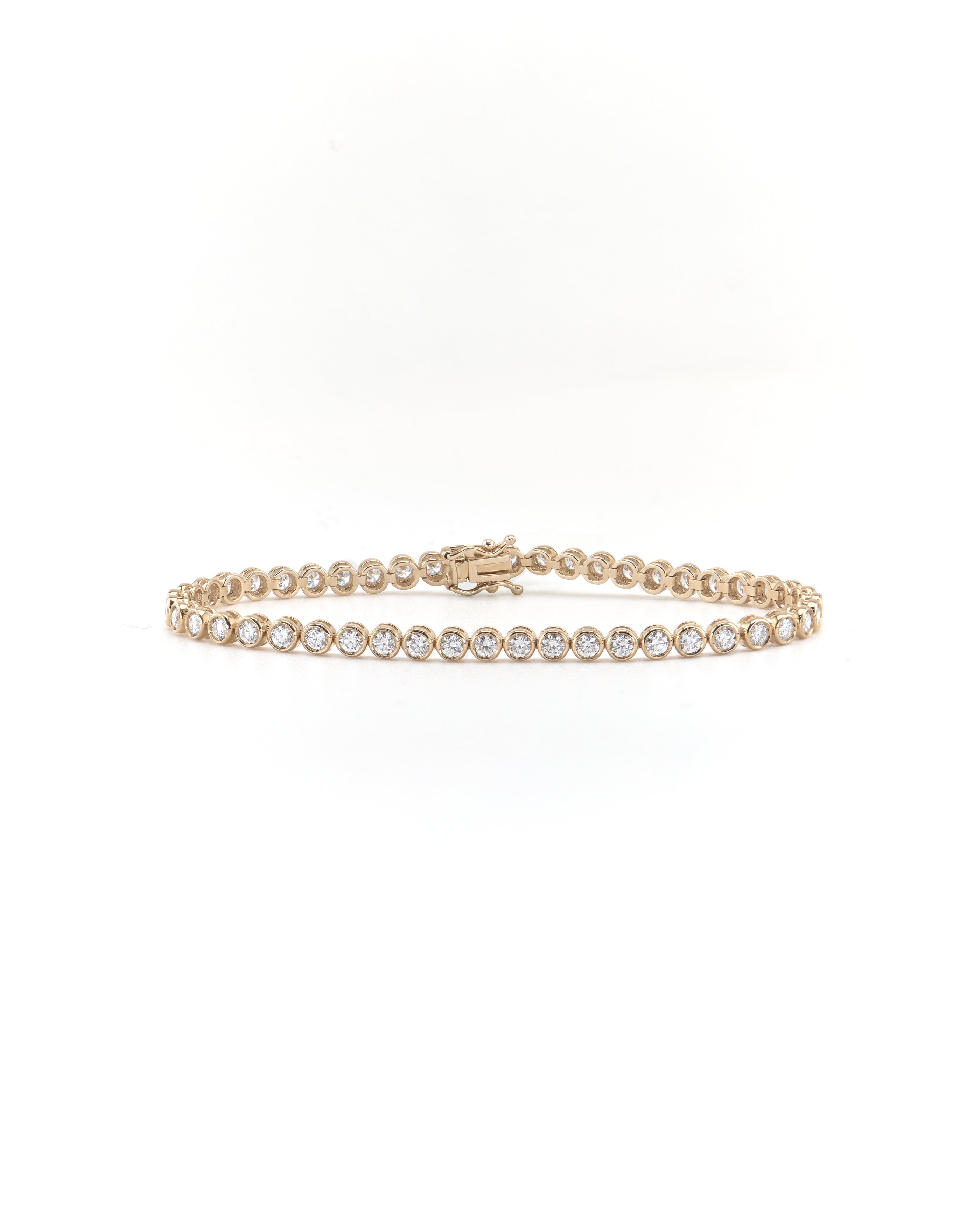 Bezel Tennis Bracelet