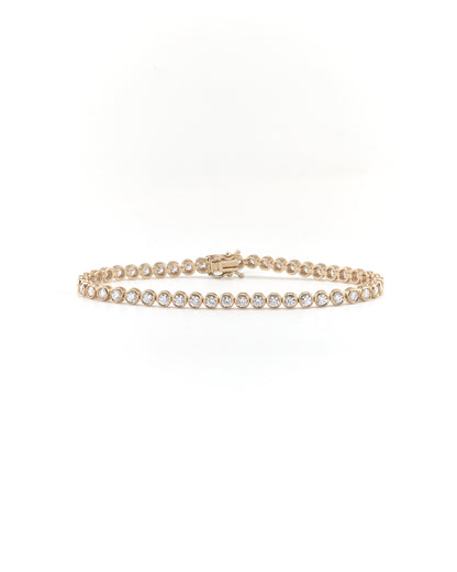 Bezel Tennis Bracelet