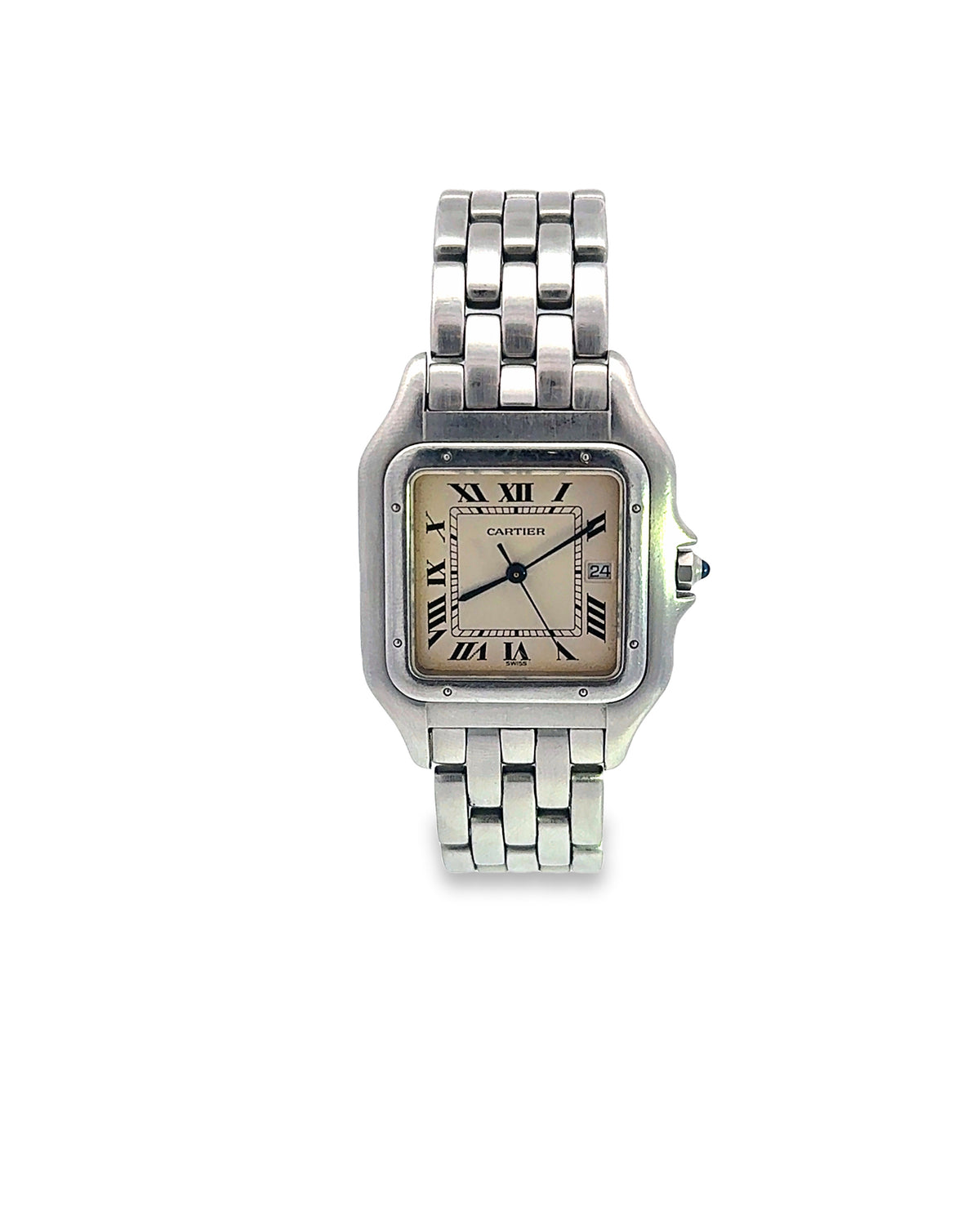 Mid 90s Medium Cartier Panthère Stainless Steel