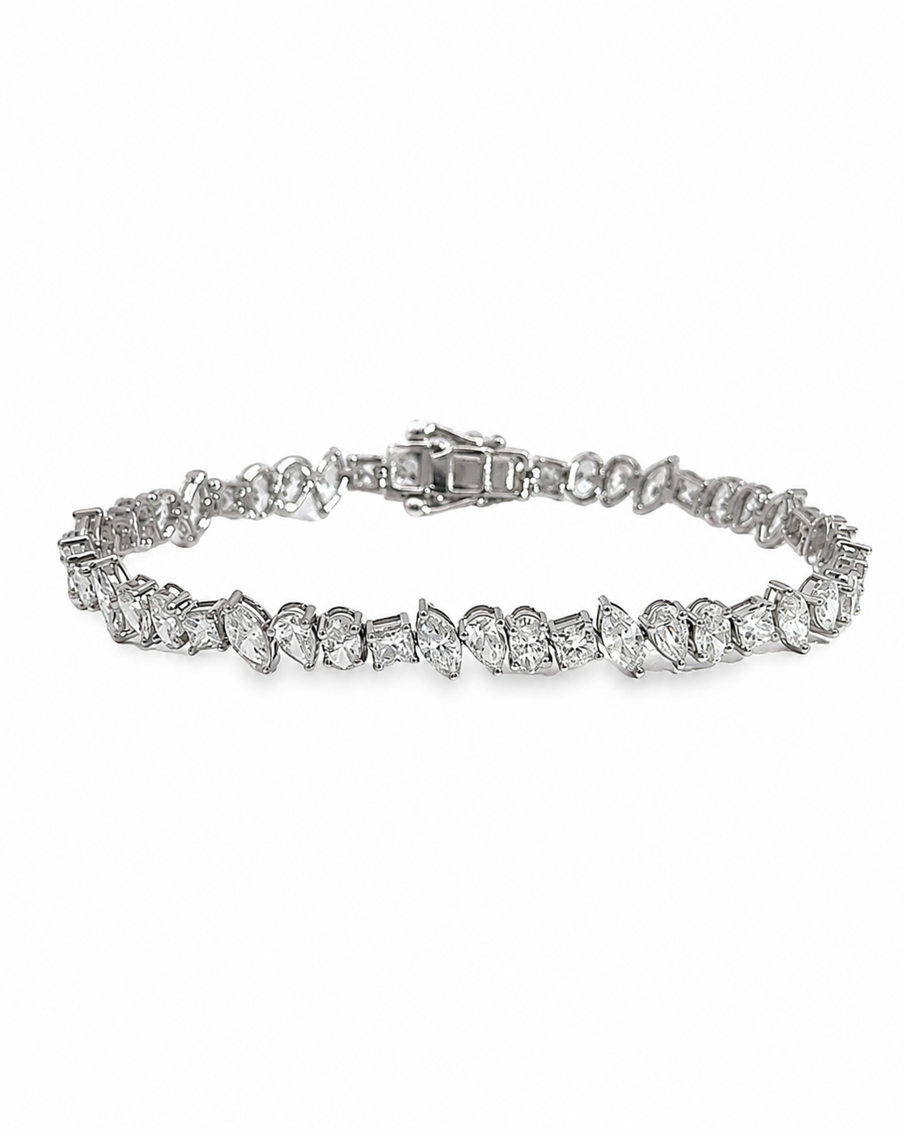 Multi Shape Tennis Bracelet
