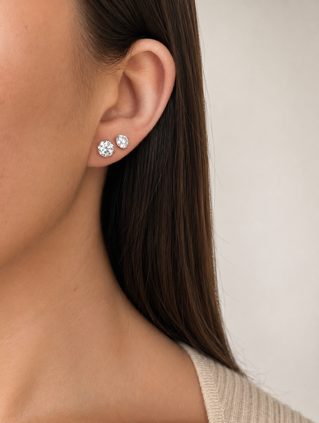 Martini Set Diamond Studs