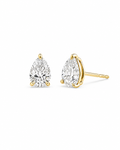 Lab Diamond Pear Studs