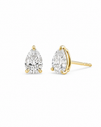 Lab Diamond Pear Studs