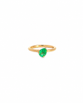 Emerald Tilt Ring