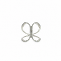 Vintage Diamond Infinity Ring in 14K Gold by Alexandra Mann Jewelry