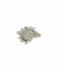 Vintage Diamond Spiral Ring