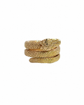 Vintage Cartier Snake Ring in 18K Yellow Gold by Alexandra Mann Jewelry